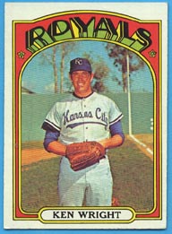 1972 Topps Baseball Cards      638     Ken Wright